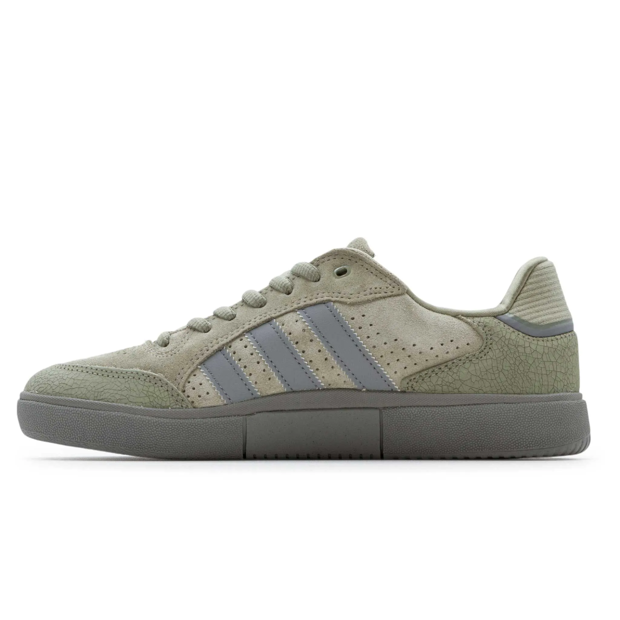 Adidas Tyshawn Low Shoes - Silver Pebble/Grey Three/Gold Metallic