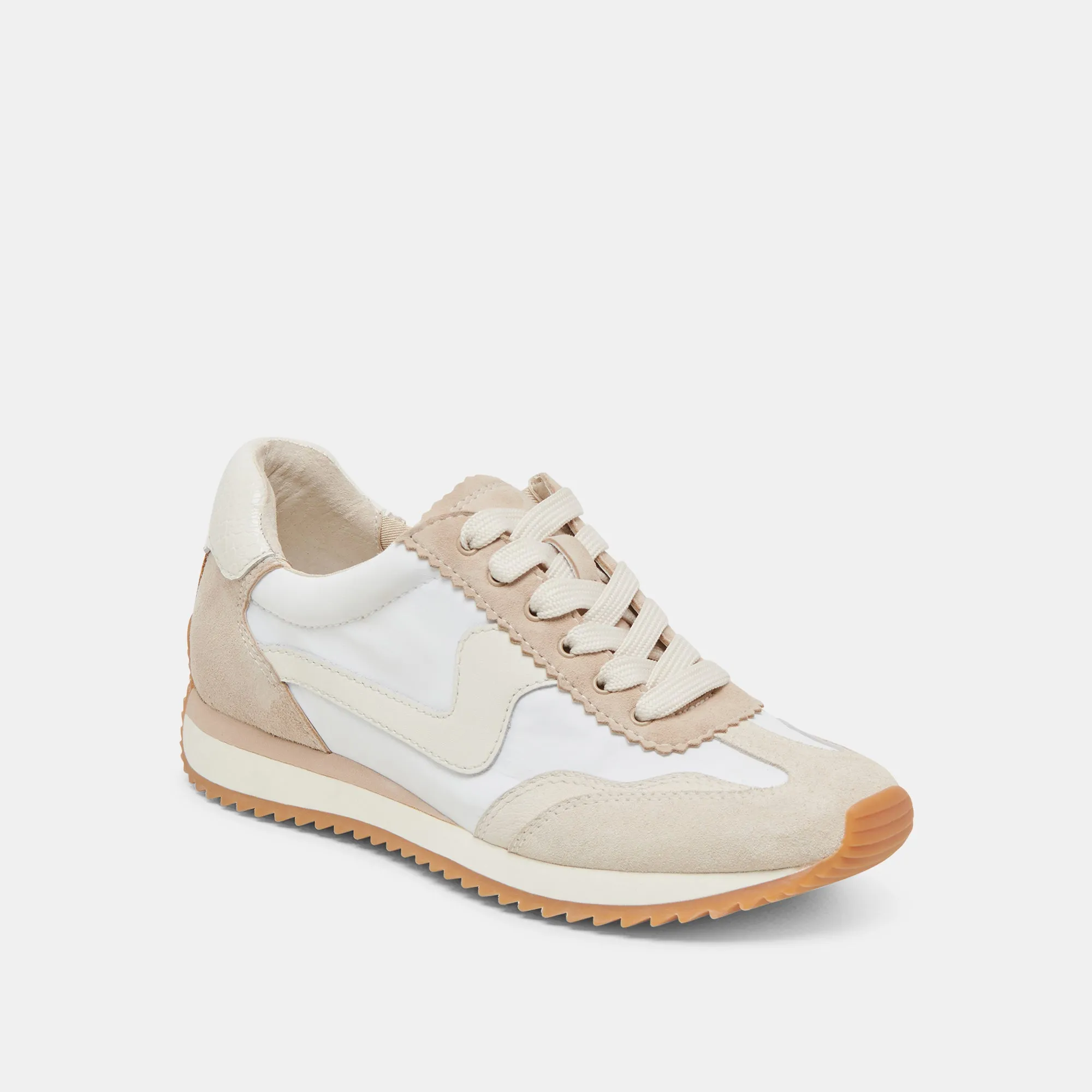 B NOTICED SNEAKERS IVORY MULTI NYLON