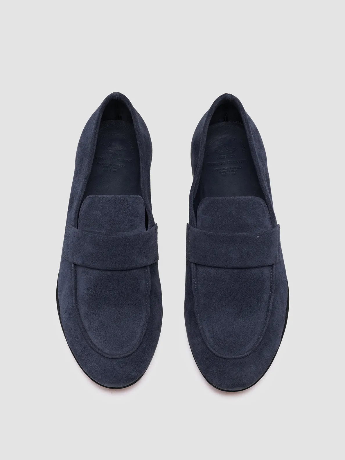 BLAIR 005 -  Blue Suede Loafers