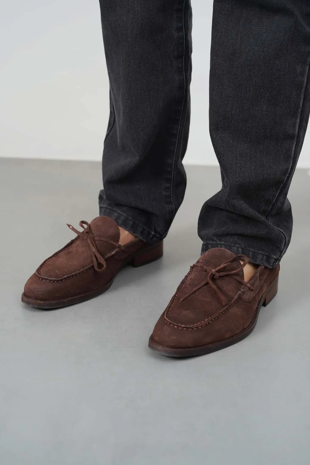 BOW LEATHER LOAFERS