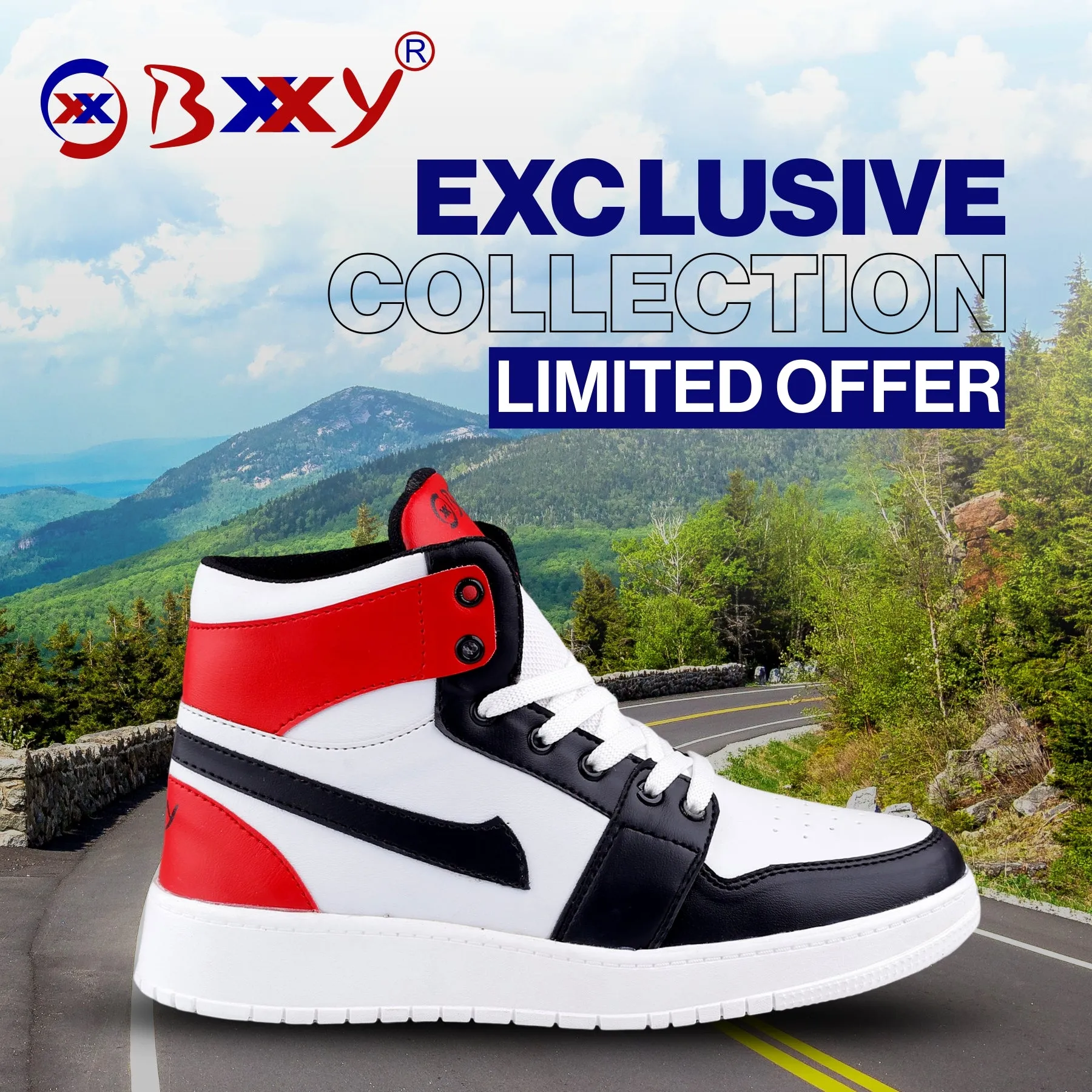 Bxxy's Men's Fashionable Lace-up Sports Shoes