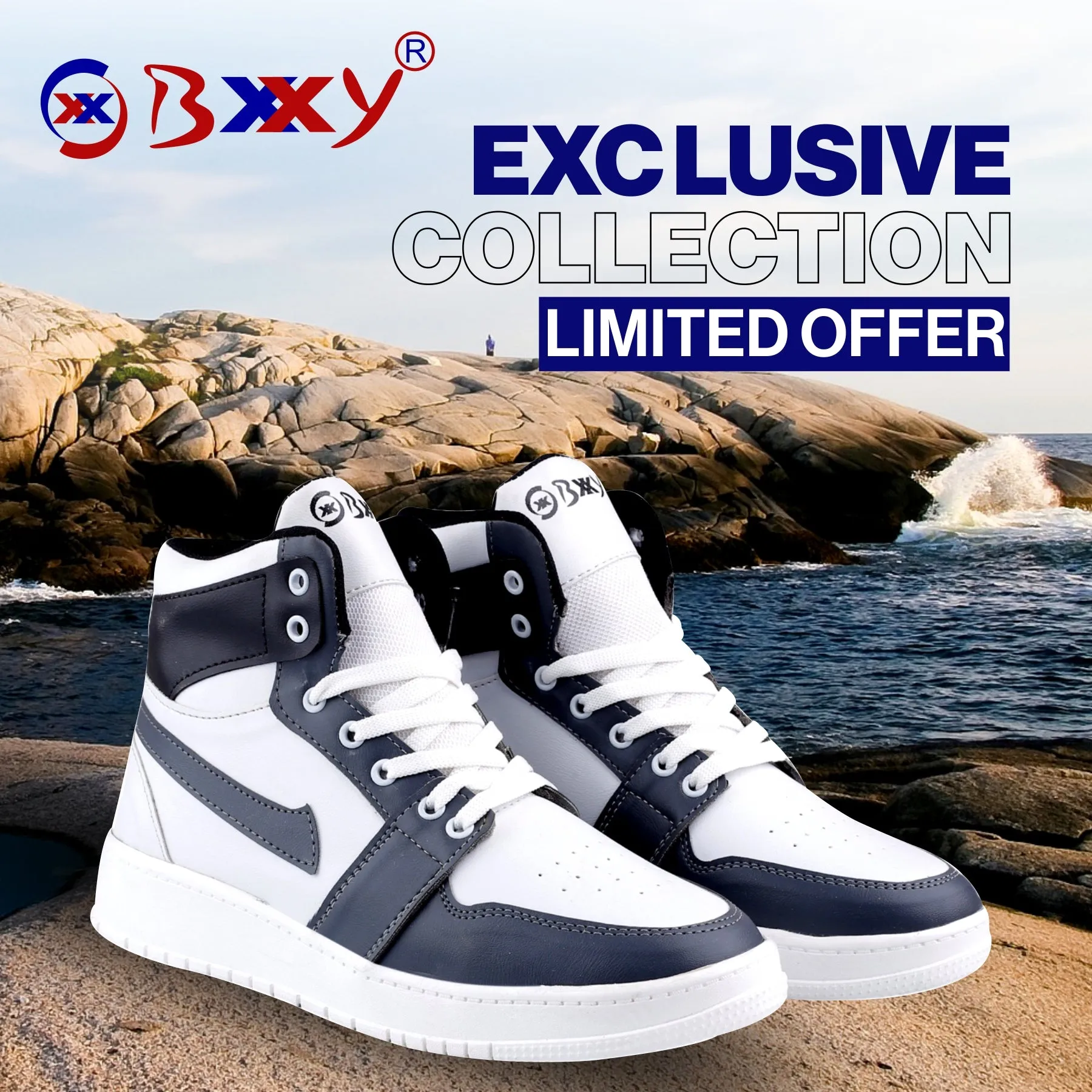 Bxxy's Men's Fashionable Lace-up Sports Shoes