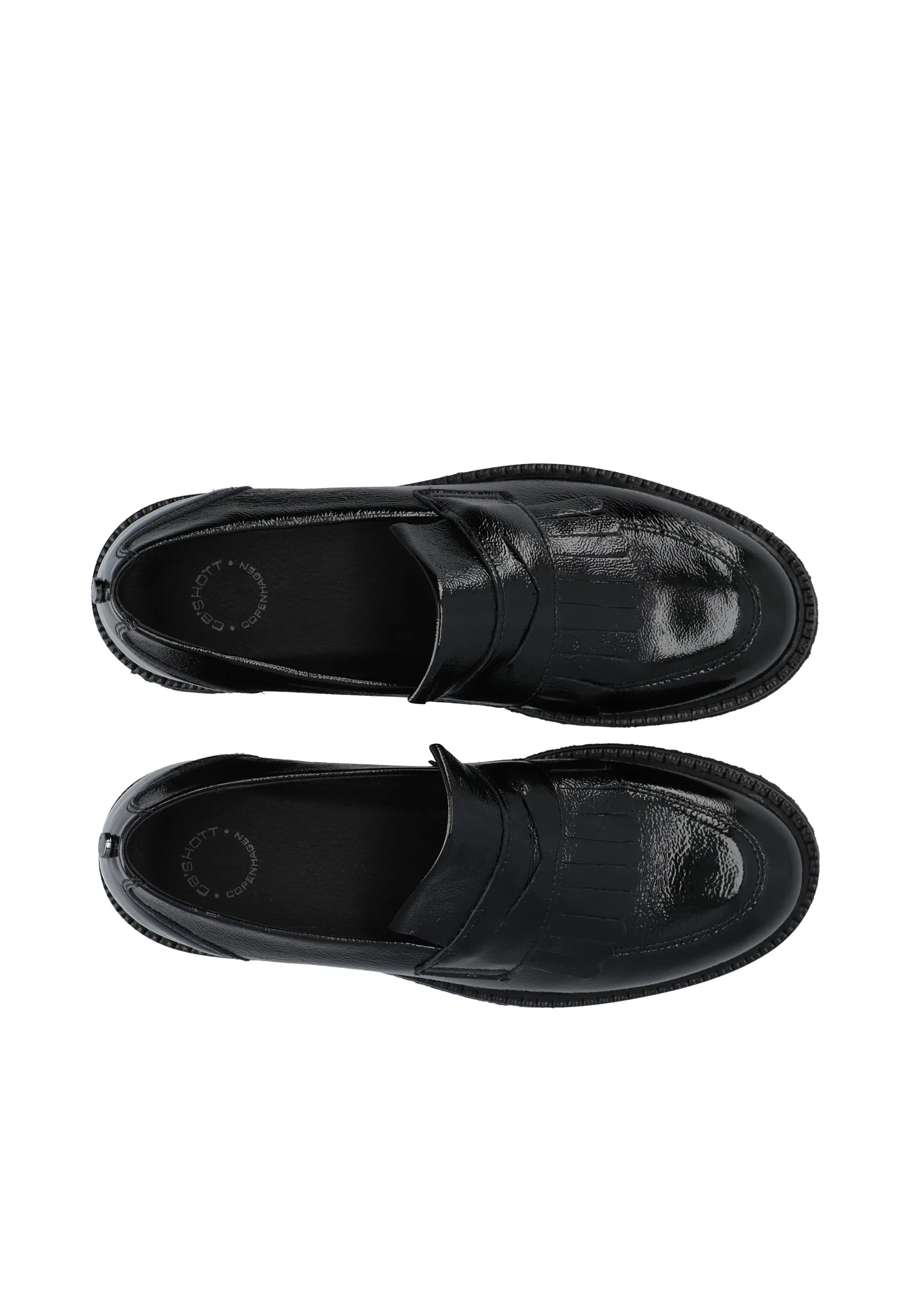 Casbetty Black Patent Leather Loafers