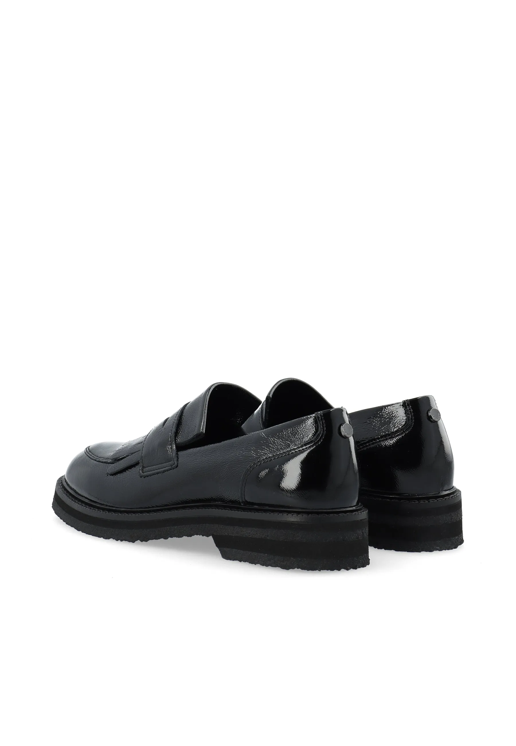 Casbetty Black Patent Leather Loafers