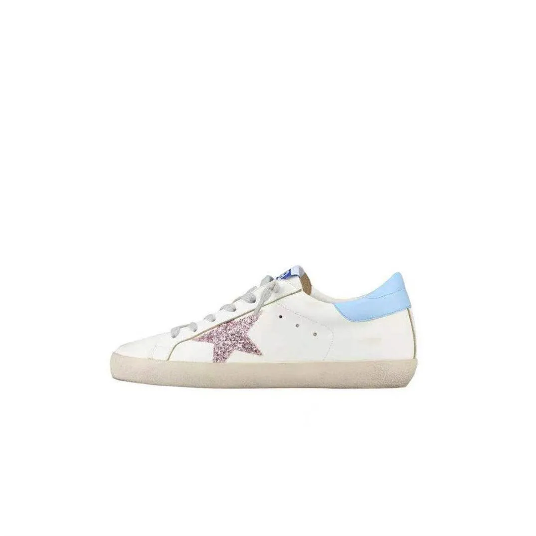 Chic Flat-Bottomed High Star Sneakers for Women