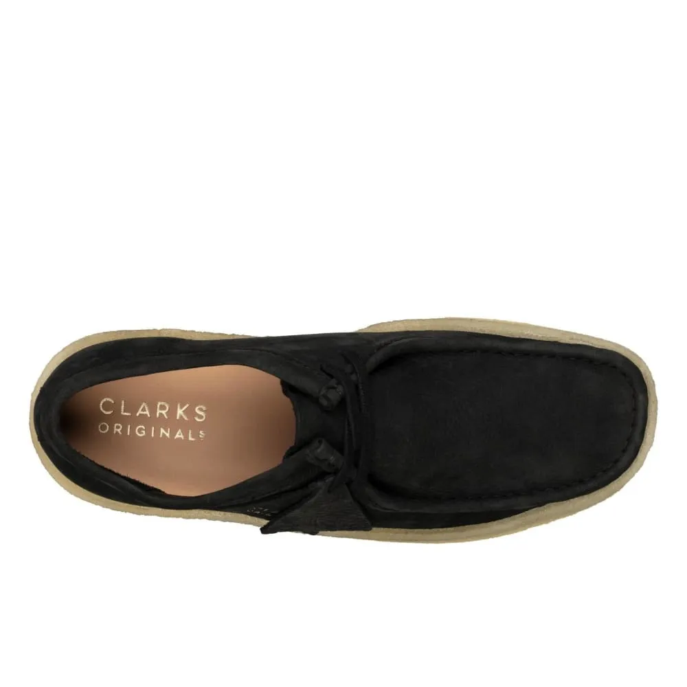 Clarks Originals Wallabee Cup Men's Black Nubuck 26158144