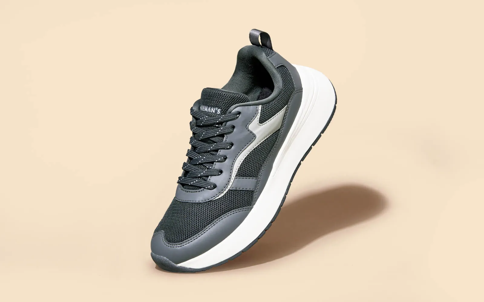 Cosmo Comfort Sneakers : Grey-Black