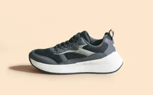 Cosmo Comfort Sneakers : Grey-Black