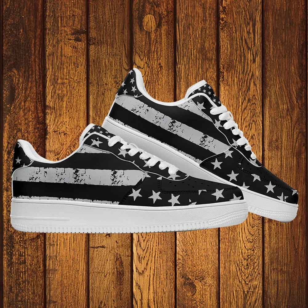 Custom corporate gifts, business holiday gifts AF1-B05602 Custom AF1 American Flag, USA Flag Sneakers AF1, Shoes, Printed Shoes