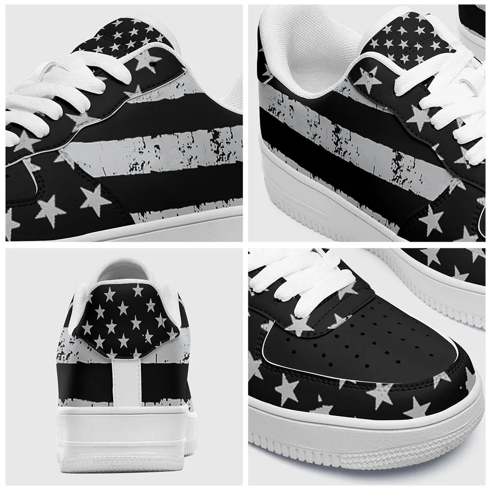 Custom corporate gifts, business holiday gifts AF1-B05602 Custom AF1 American Flag, USA Flag Sneakers AF1, Shoes, Printed Shoes