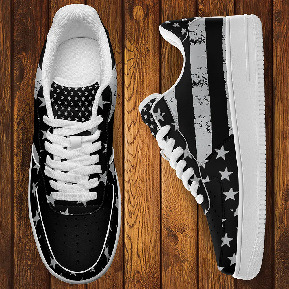 Custom corporate gifts, business holiday gifts AF1-B05602 Custom AF1 American Flag, USA Flag Sneakers AF1, Shoes, Printed Shoes