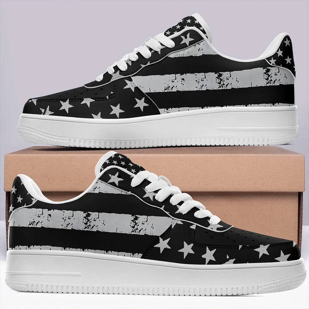 Custom corporate gifts, business holiday gifts AF1-B05602 Custom AF1 American Flag, USA Flag Sneakers AF1, Shoes, Printed Shoes