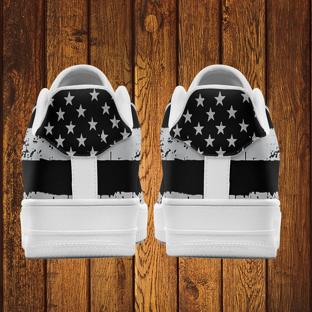 Custom corporate gifts, business holiday gifts AF1-B05602 Custom AF1 American Flag, USA Flag Sneakers AF1, Shoes, Printed Shoes