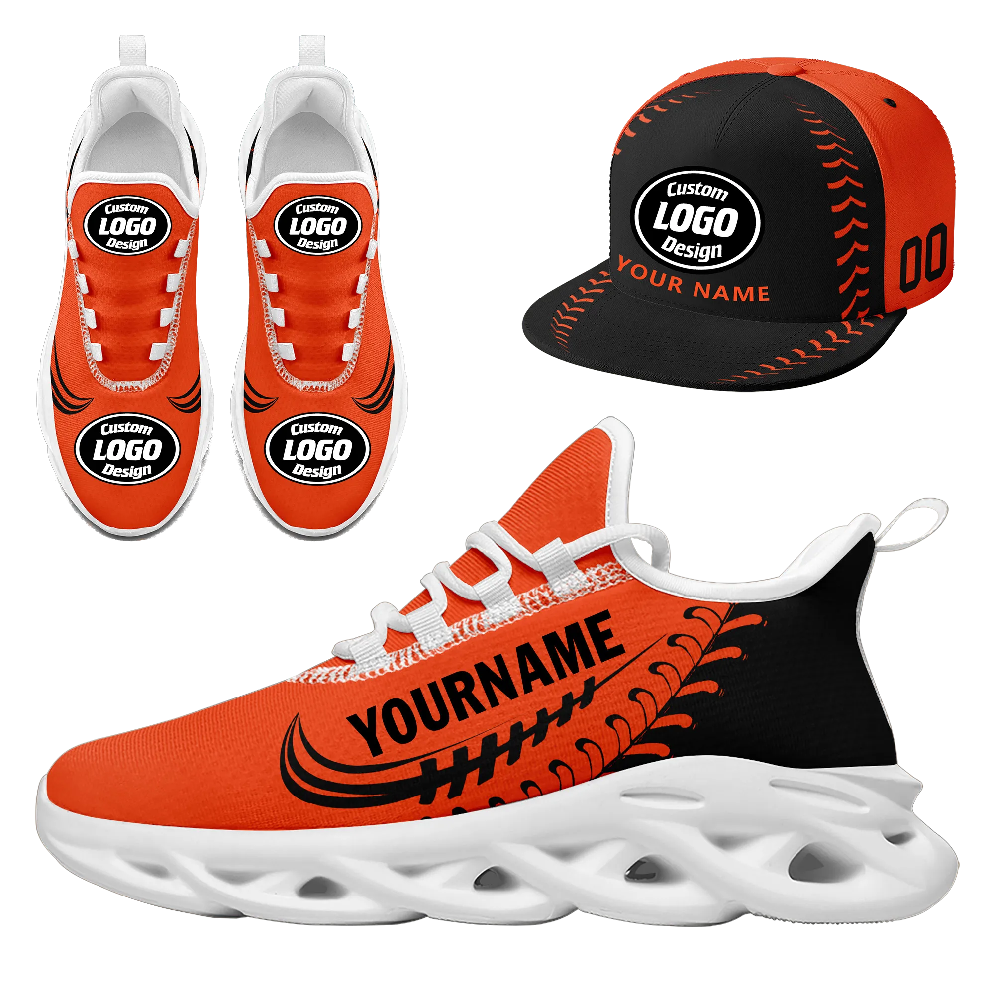 Custom MaxSoul Shoes and Hat Combo Personalized JH-bd0b00ea-b0