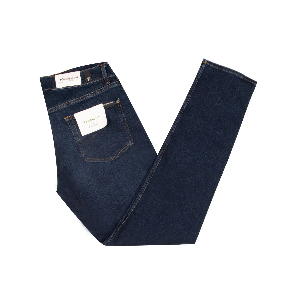 Dark Blue Slimmy Tapered Stretch Tek Jeans