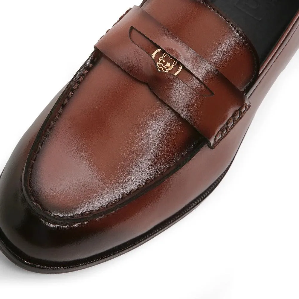 Elbono- British Tan Penny Slip On