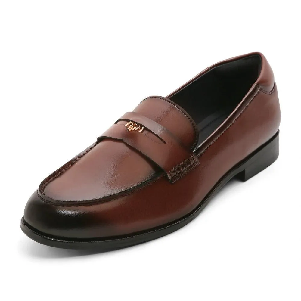 Elbono- British Tan Penny Slip On