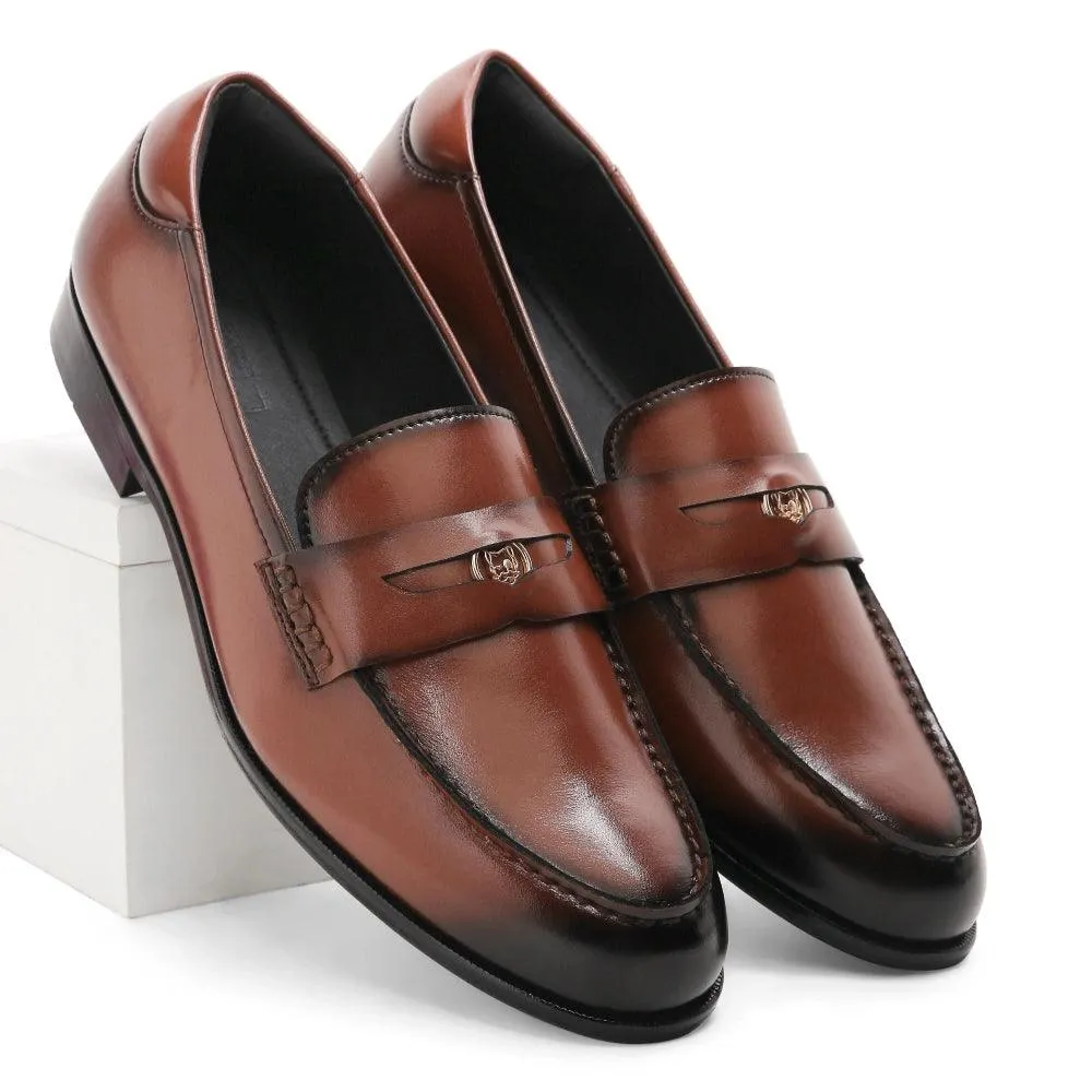 Elbono- British Tan Penny Slip On