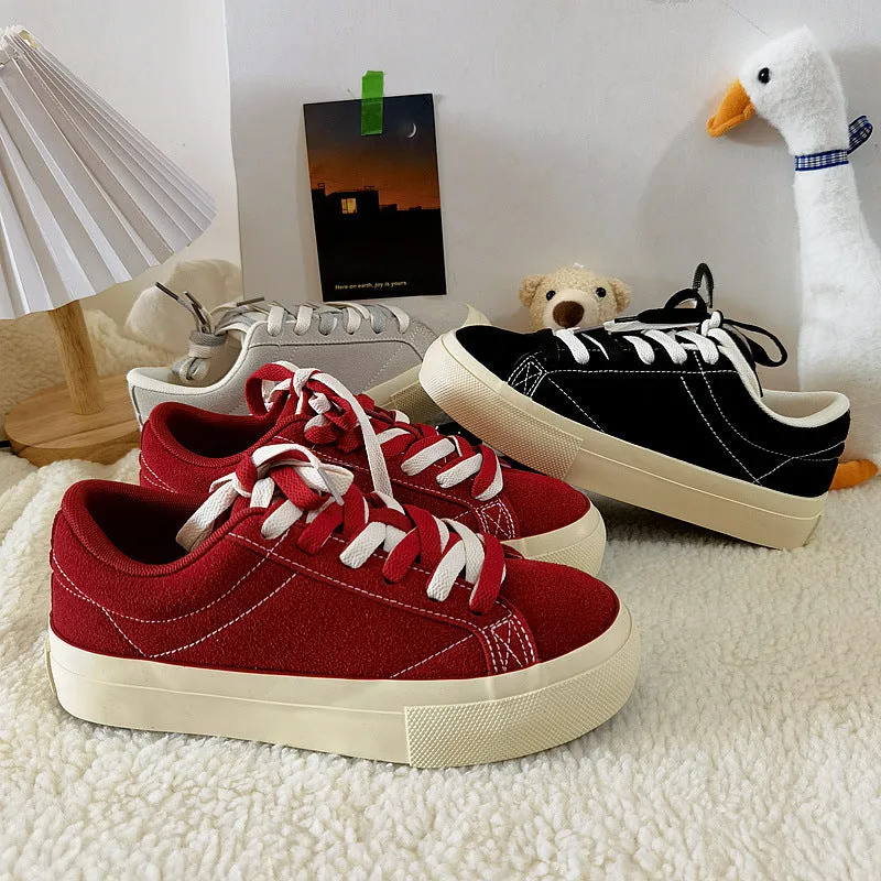 Glamorous Women's For Trendy Retro Versatile Canvas Shoes