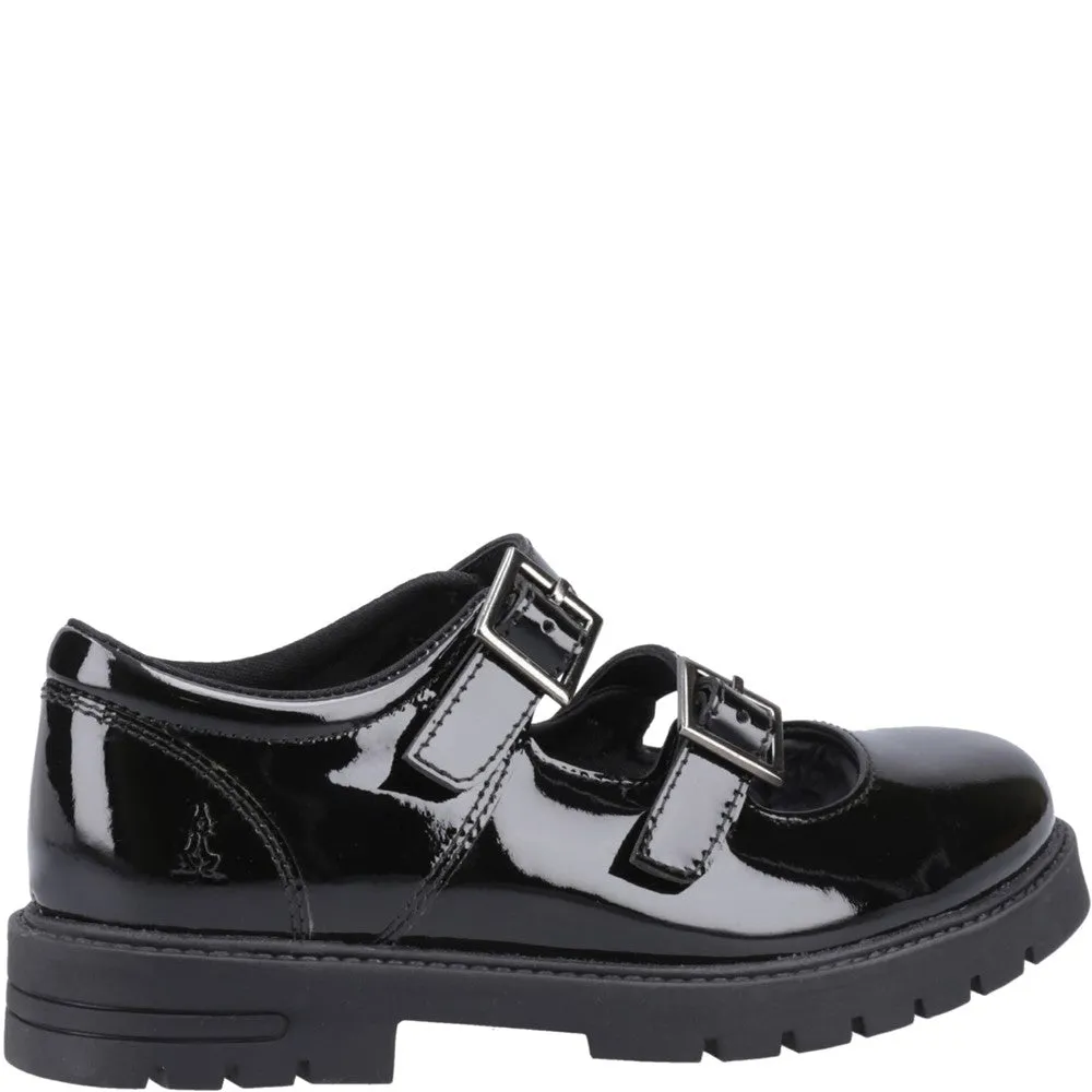 Hush Puppies Ella Patent Junior School Shoes