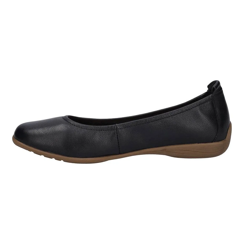 Josef Seibel Fenja 01 Ladies Black Leather Slip on Shoes