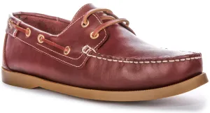 Justinreess England Bay In Burgundy For Men