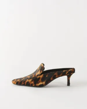 Kitten Mule Pony Print Leopard