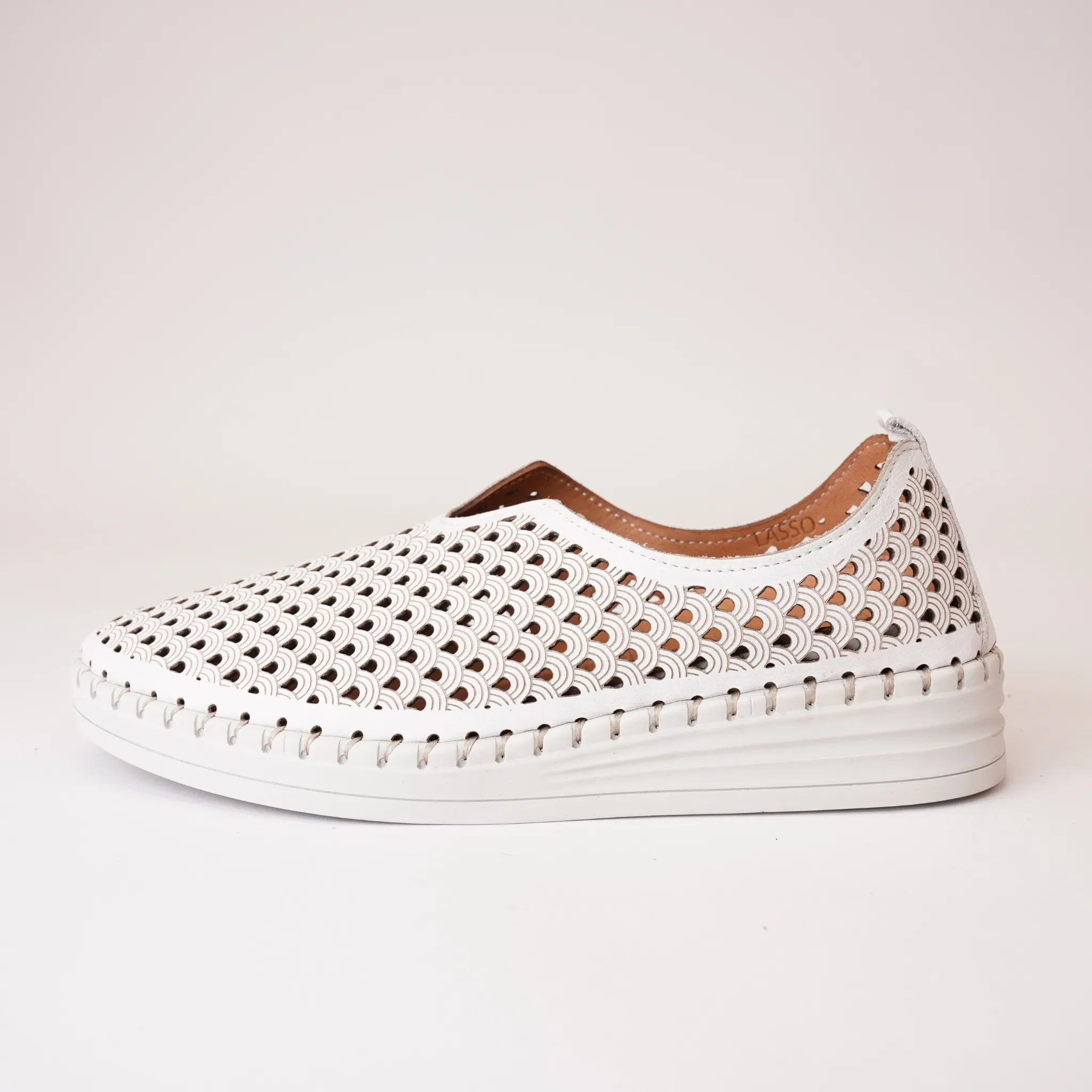 Lasso White Leather Sneakers