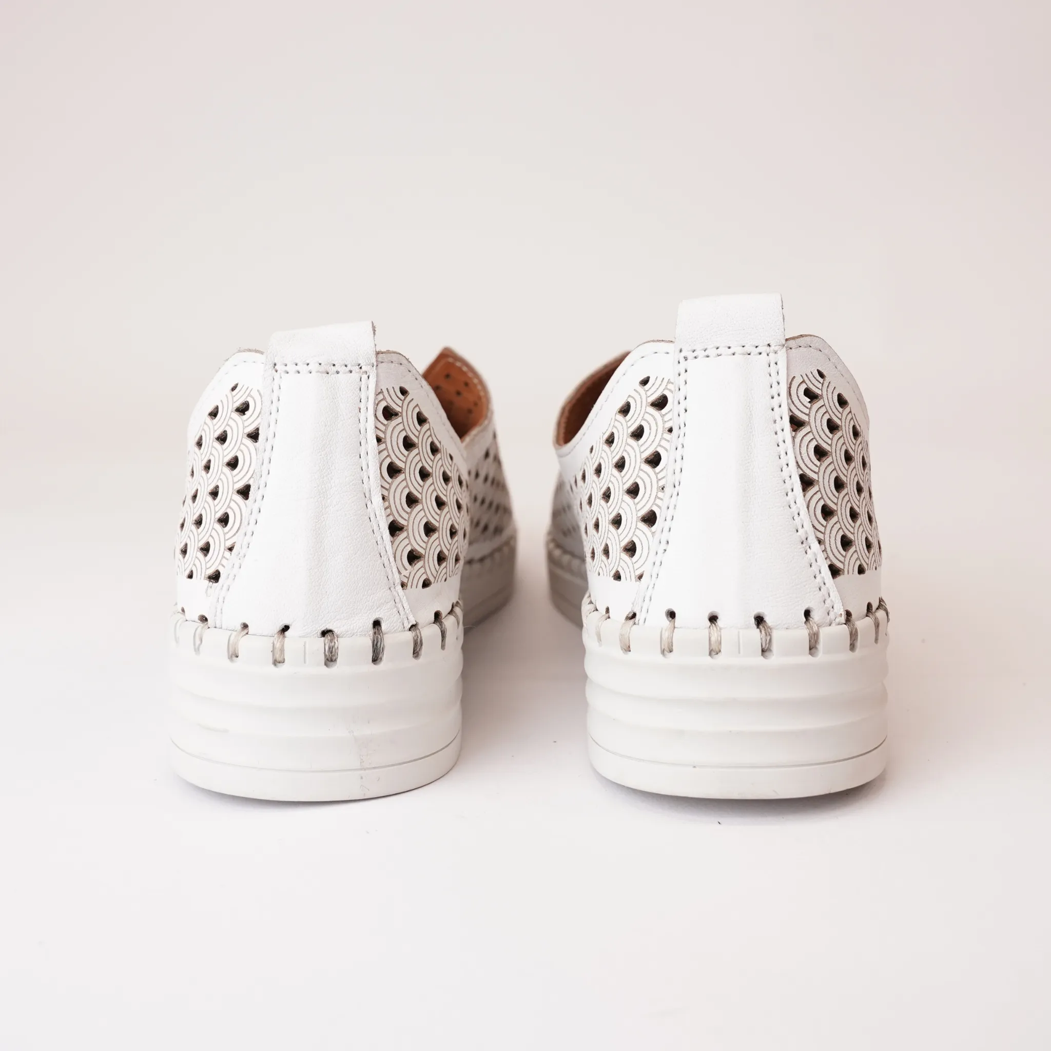 Lasso White Leather Sneakers