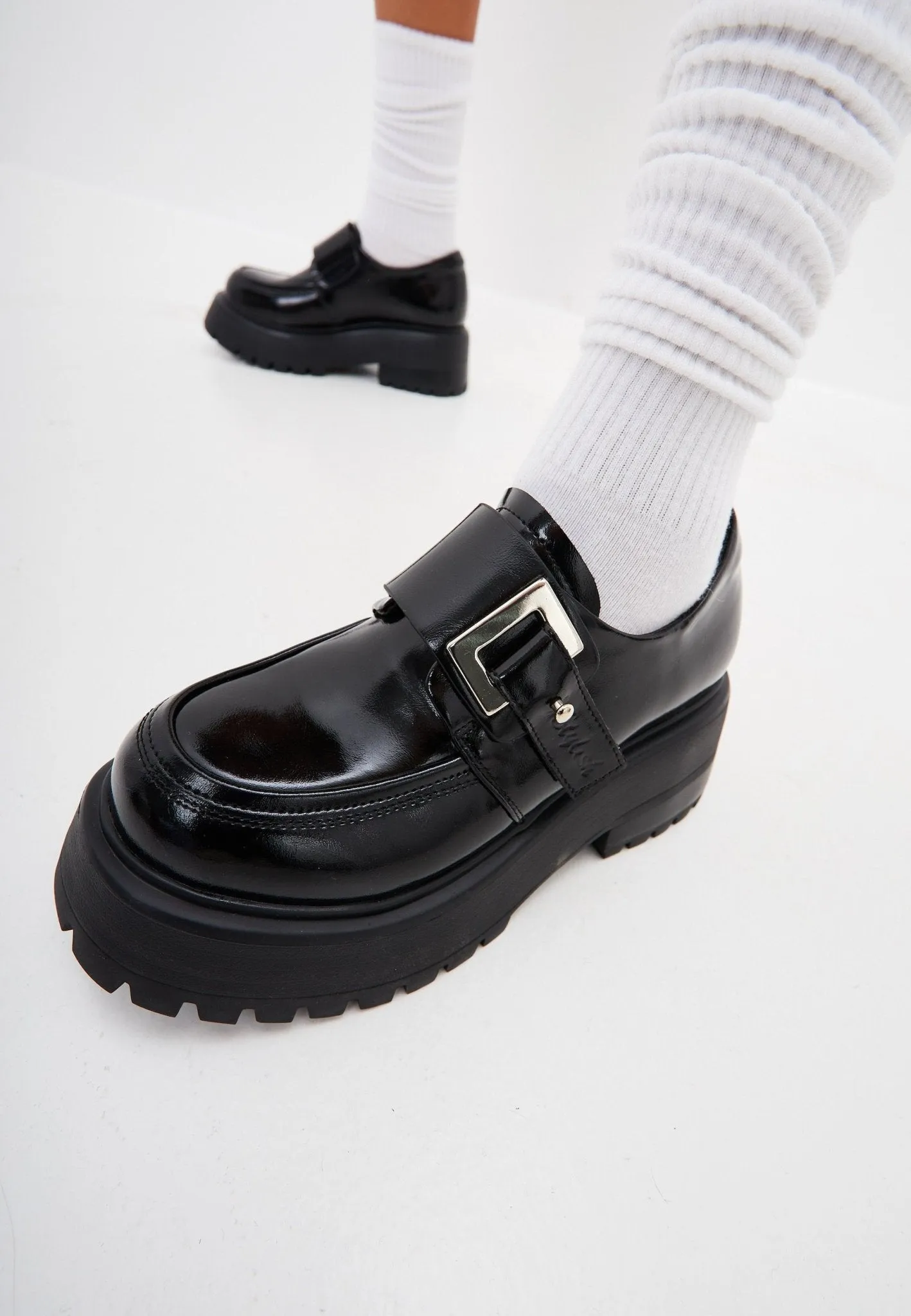 Leather Loafers - Black