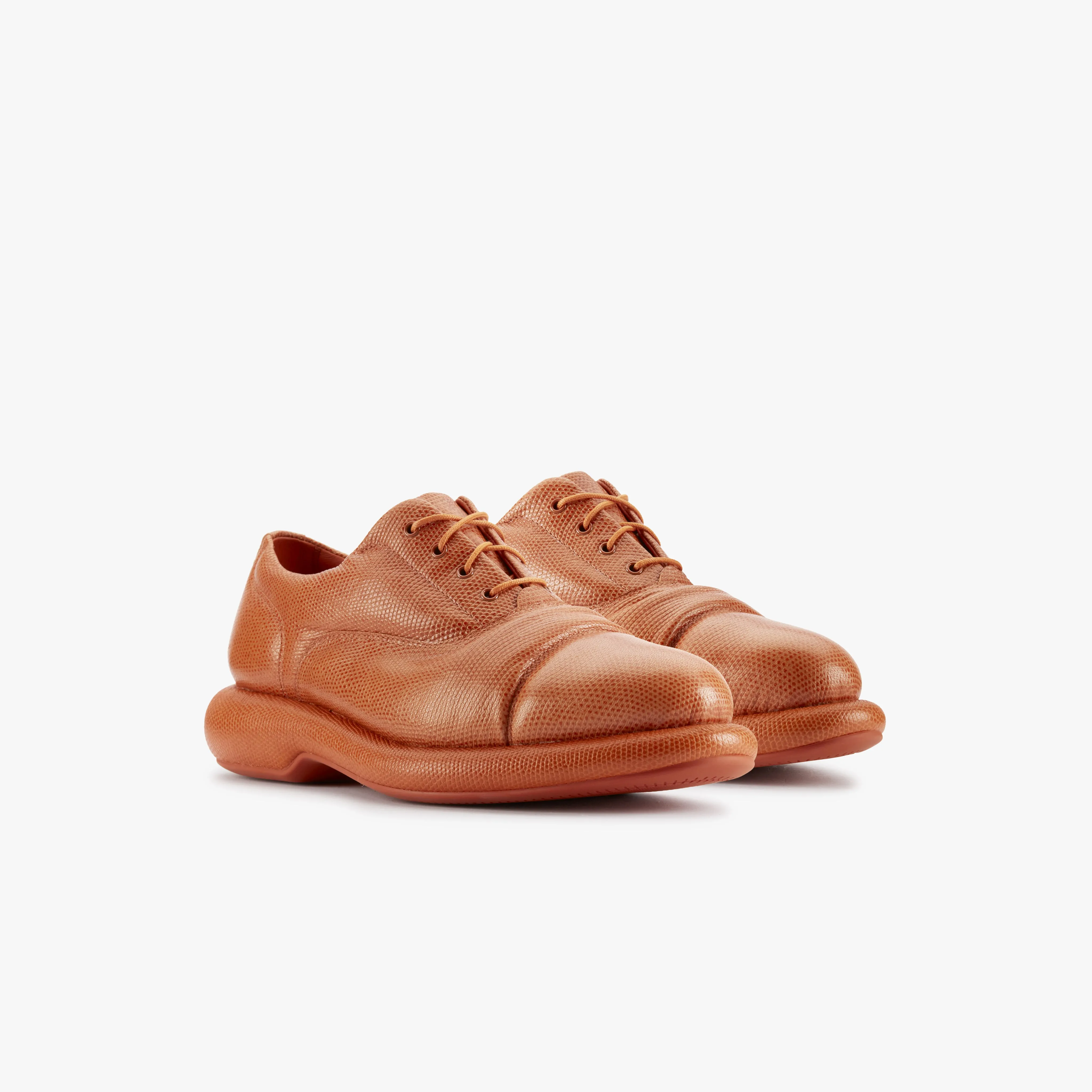 MARTINE ROSE FOR CLARKS MENS OXFORD in ORANGE