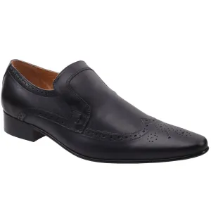 Mens ‘Niva’ Oxford Style All Leather Formal Office Dress Shoes(Unze)