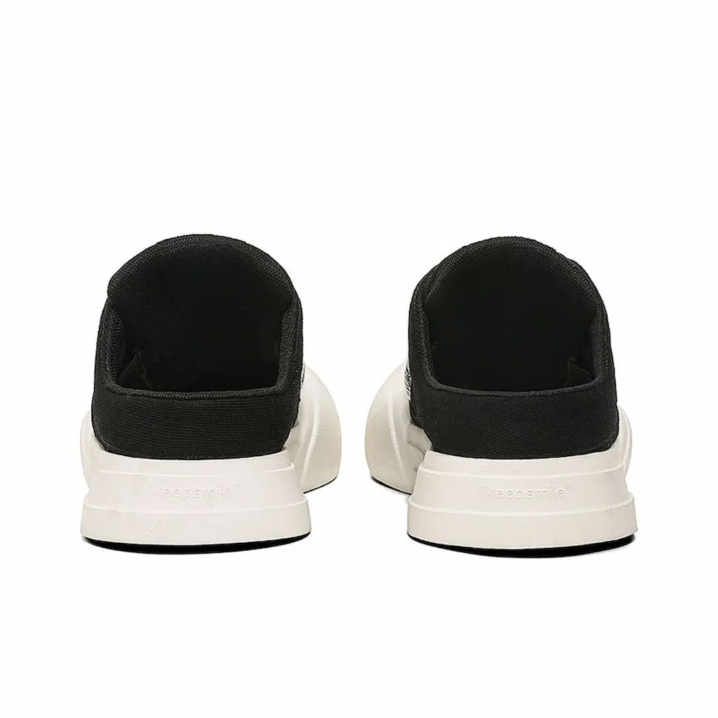 Ouder™ Smiler Slip-On Canvas Shoes Black