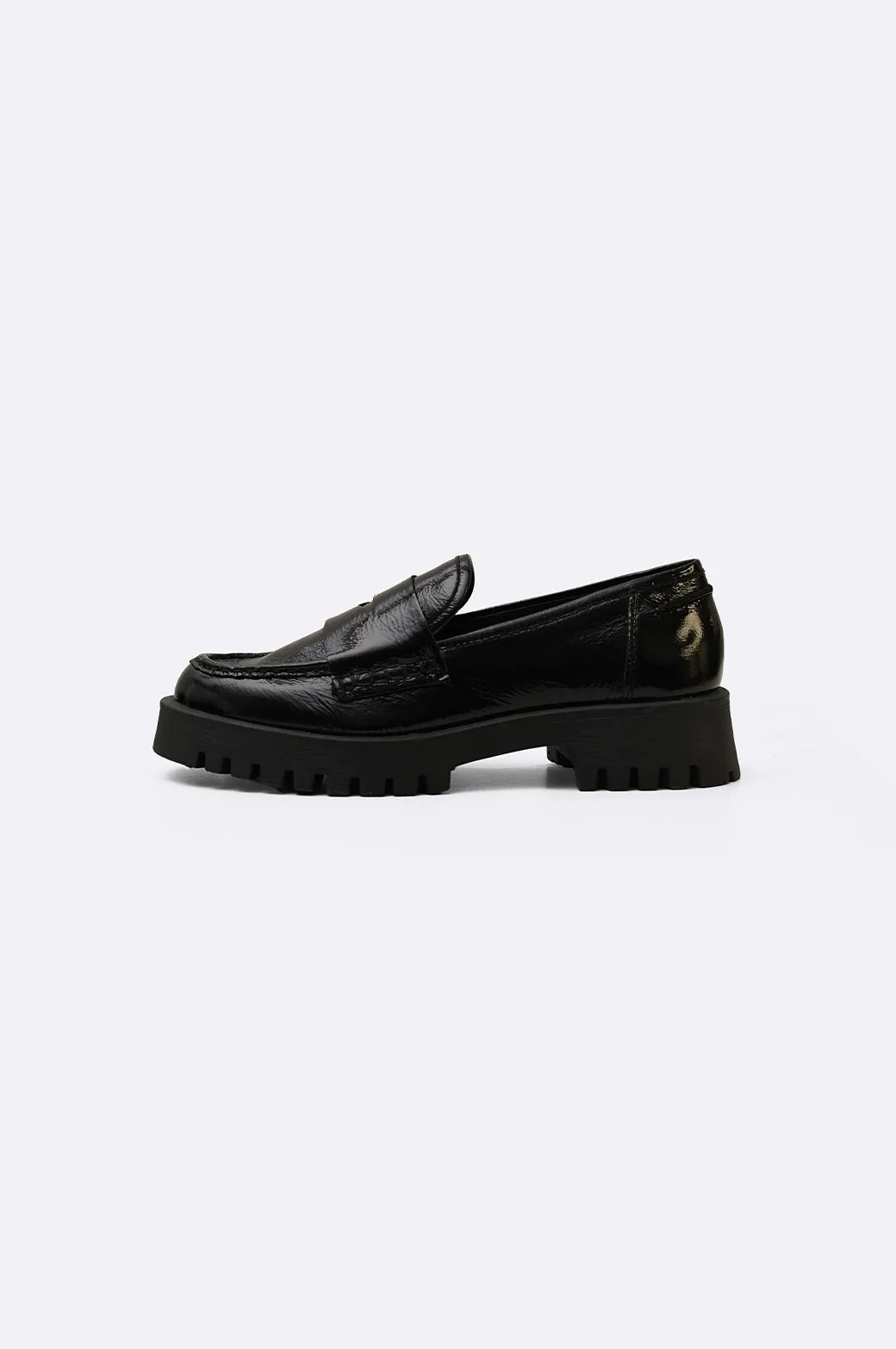 PATENT LEATHER LOAFERS