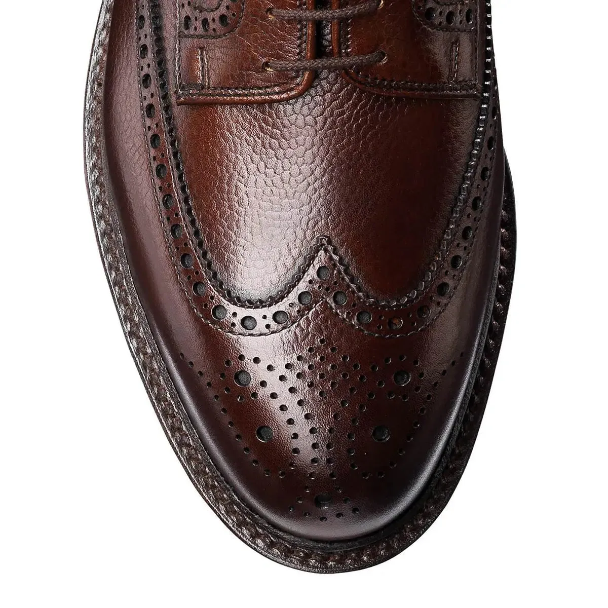 Pembroke Dark Brown Scotch Grain Shoes