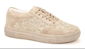 Rad sneaker in Gold Metallic-SALE