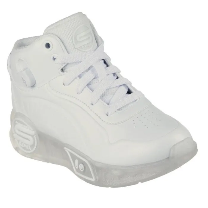 Skechers Kids S Lights Remix White Light Up Street Boot