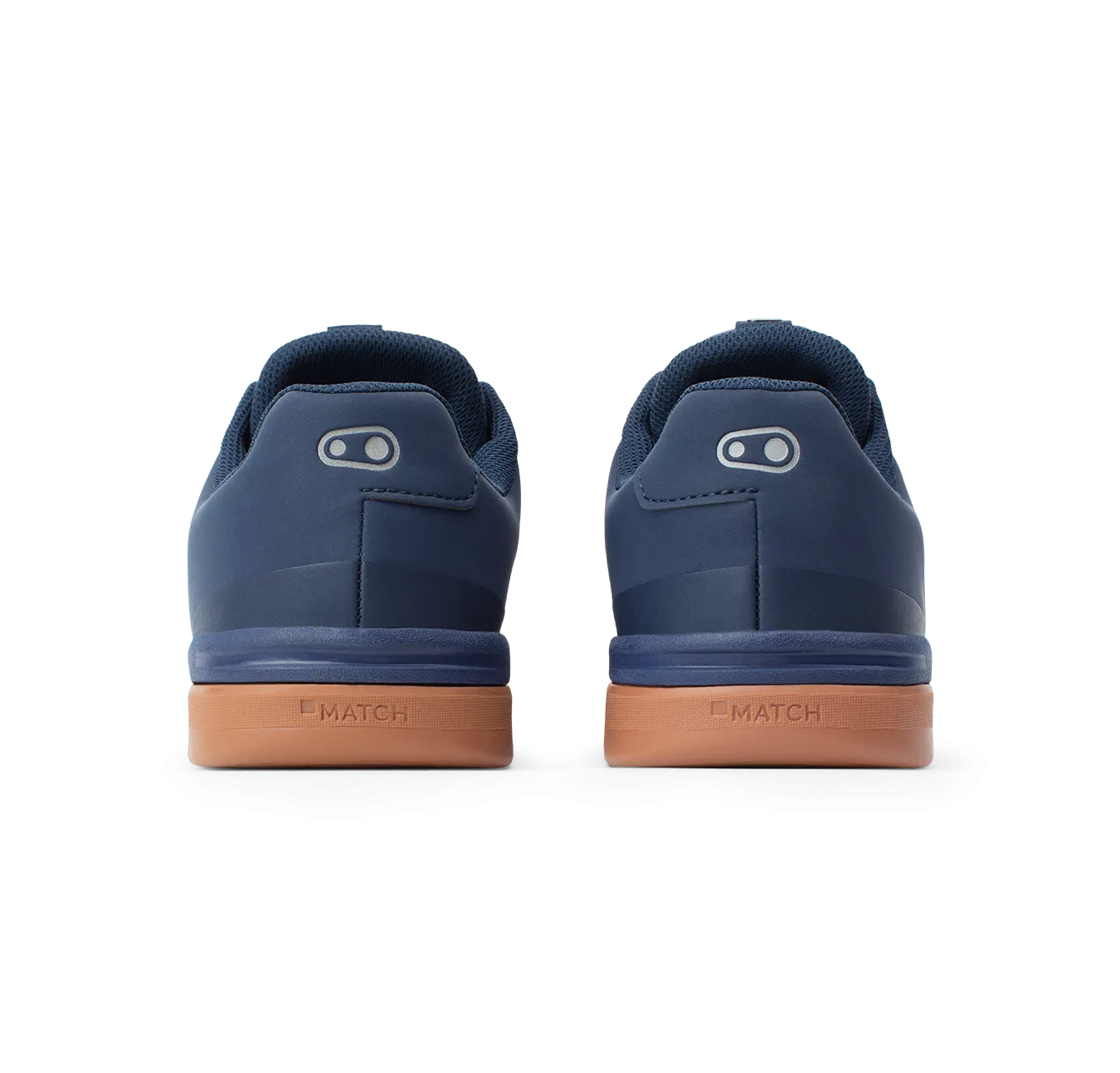 Stamp Lace Flat Shoes - Navy/Gum