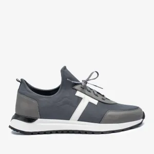 The Nebreska Grey Leather Men Sneaker Final Sale!