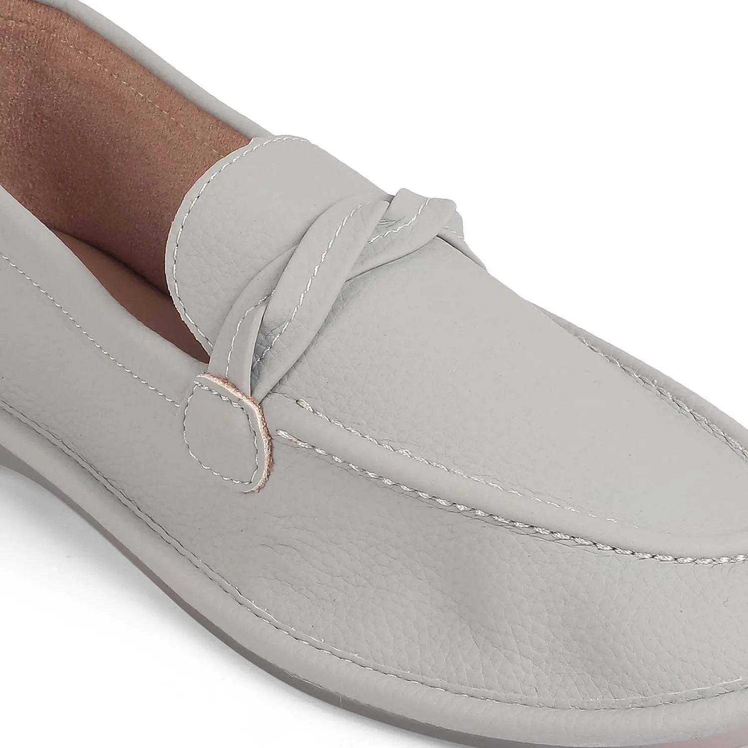 Tresmode Yorko Grey Women's Casual Loafers