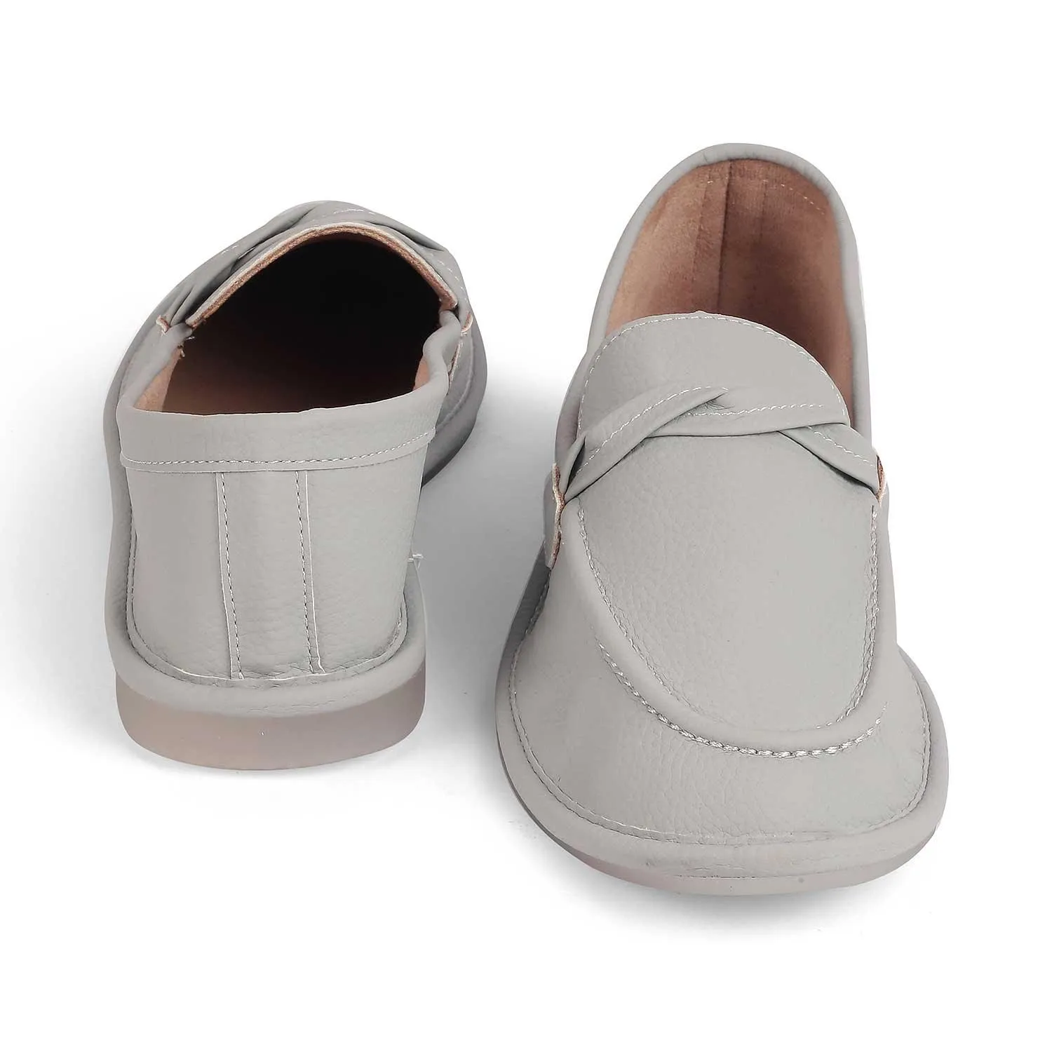 Tresmode Yorko Grey Women's Casual Loafers