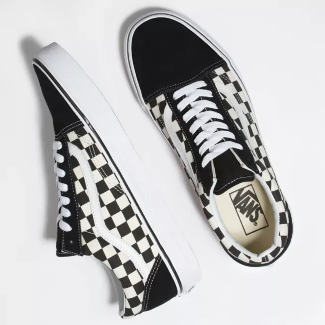 Unisex Old Skool - Primary Check Black/White