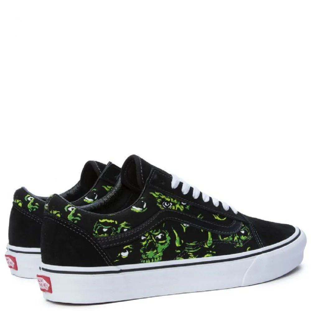 Vans Men's Eyes in the Dark Old Skool Shoes - Black / Green