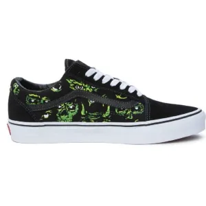 Vans Men's Eyes in the Dark Old Skool Shoes - Black / Green