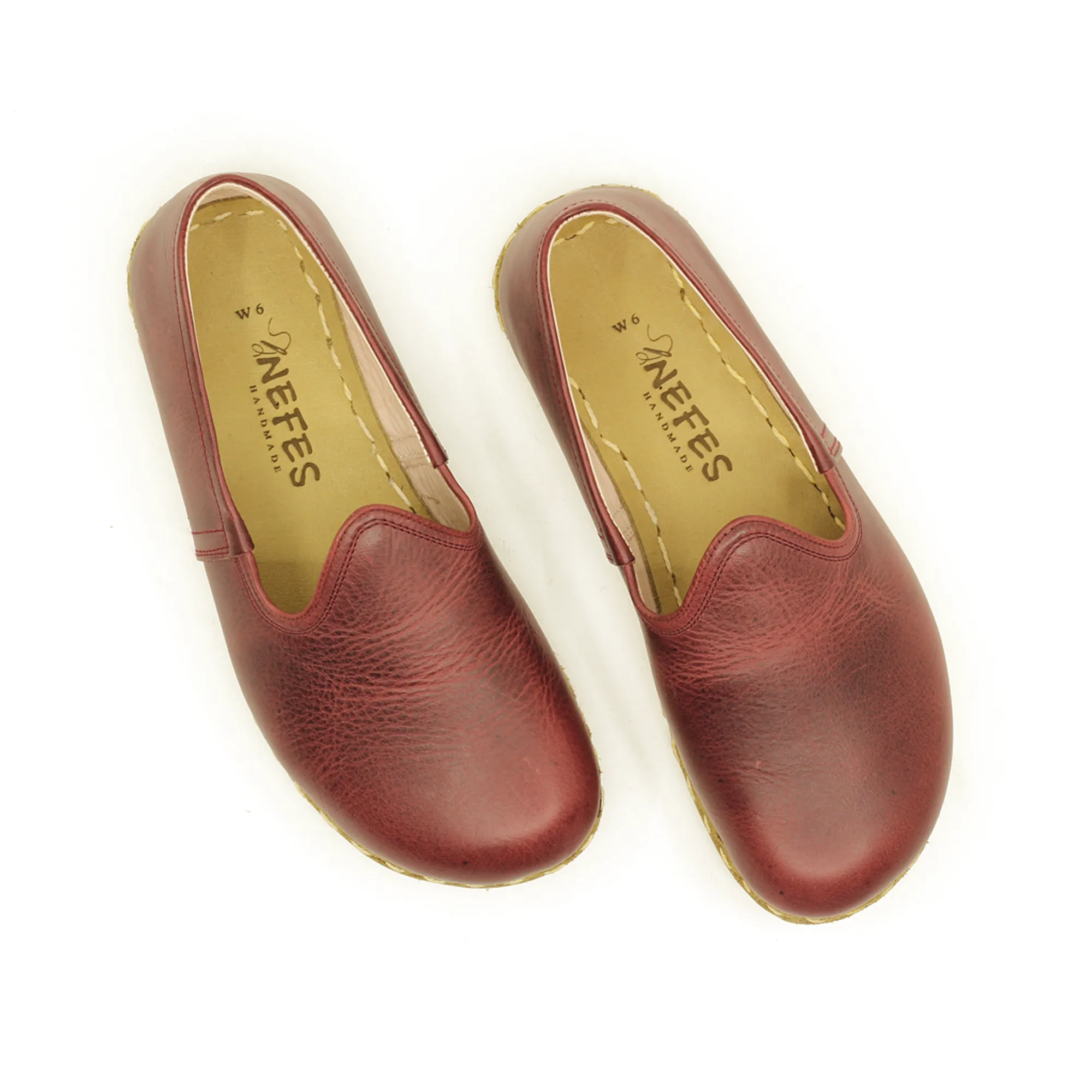 Women's Barefoot Grounding Shoes - Burgundy